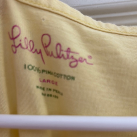 Lilly Pulitzer Pima Ruched Sleeve Top - Picture 2 of 9